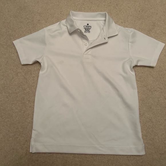 Chaps White Polo Size XS 6-7 - Picture 1 of 2